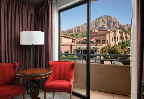 Sedona Wilde rm 230 king patio with view