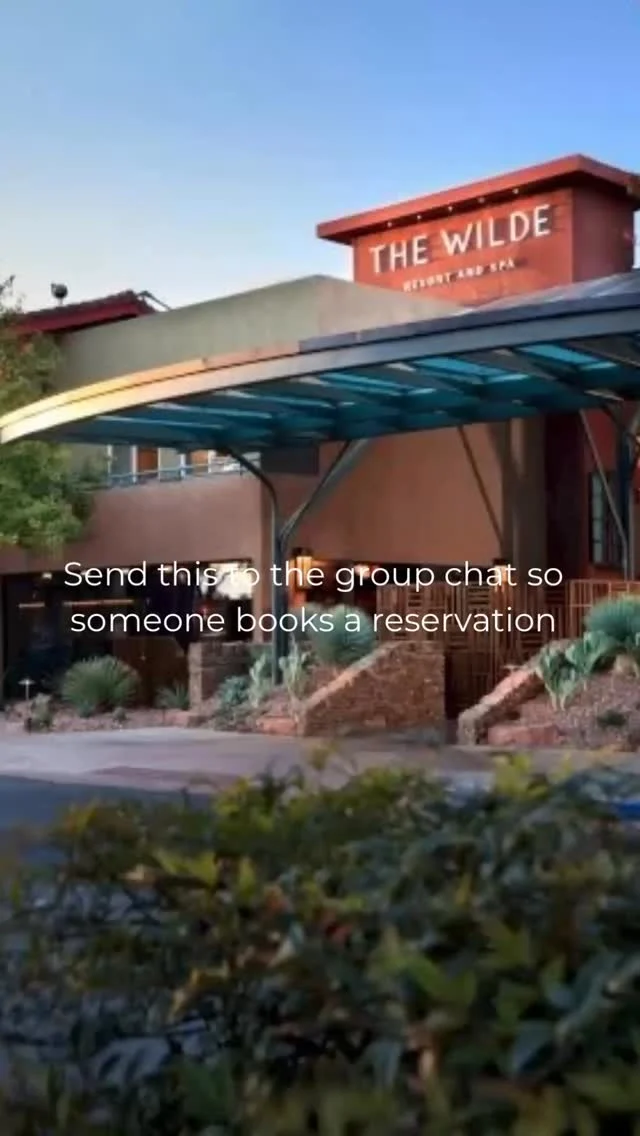 ✨ Send this to the group chat so someone books the trip! 🌵✨
.
Your next escape is calling—rooftop sunsets, spa days, cozy fire pits, and Sedona magic await. Who’s going to be the one to make it happen? 🌅
.
Tag your crew and let’s start planning the ultimate getaway at The Wilde!
.
#StayWilde #SedonaVibes #GirlsTripGoals #BookTheTrip #LuxuryResort #SedonaEscape #WeekendWanderlust #WildeVibes
